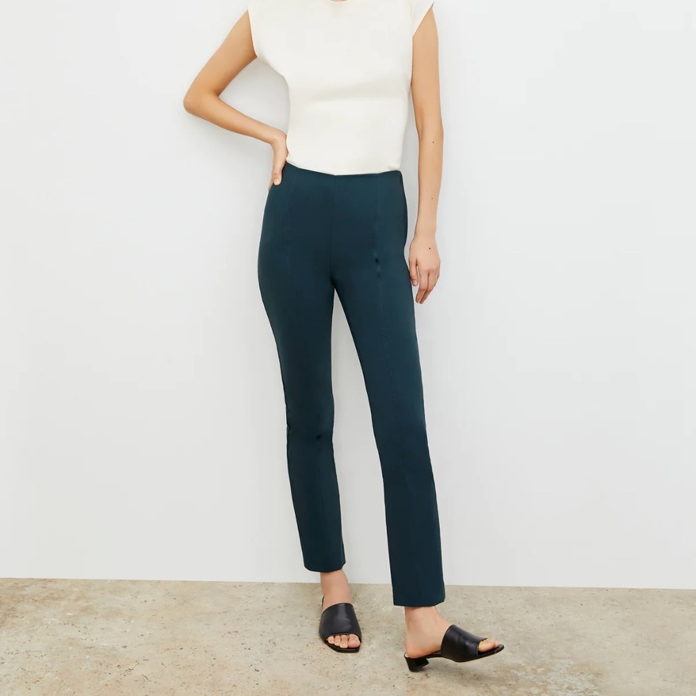 NWT Plus Size 16 M.M. Lafleur Foster Pant Ever Stretch in Deep Sa